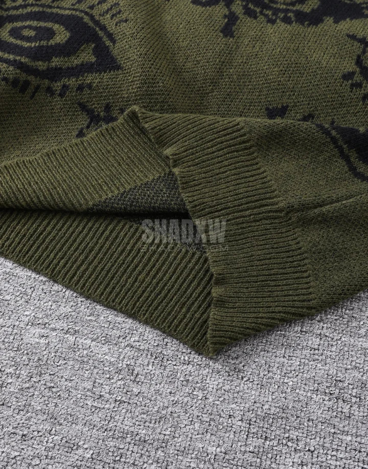 Abstract Eye Sweater