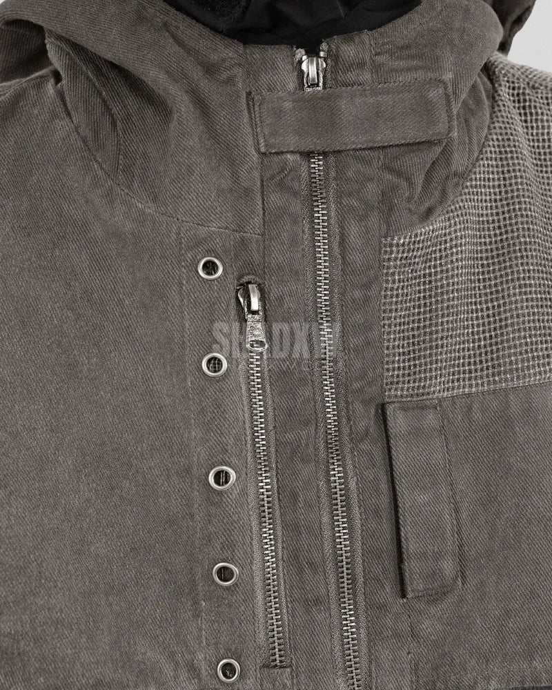 Hooded Vest Black