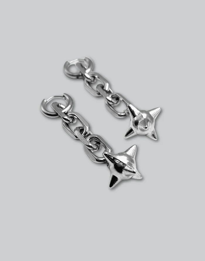Spike Ball Drop Earrings