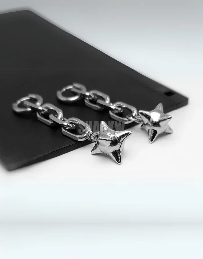 Spike Ball Drop Earrings