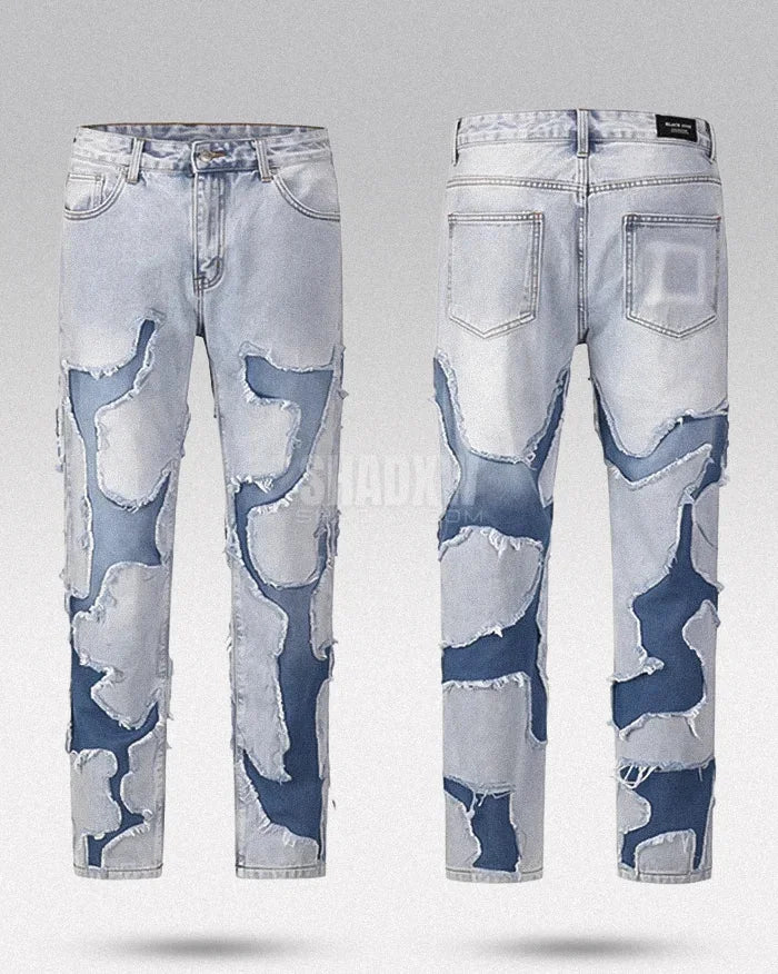 Y2K Patchwork Jeans
