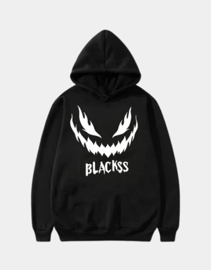Black reflective hoodie