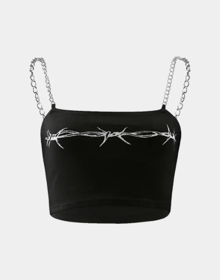 Goth Crop Top