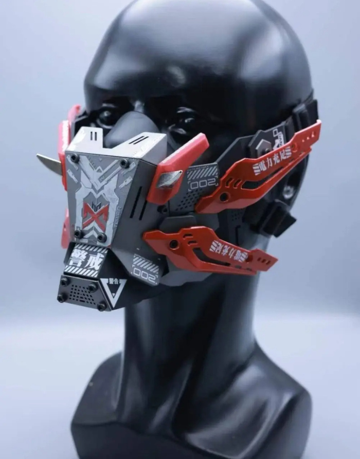 Cyberpunk Menpo Maske