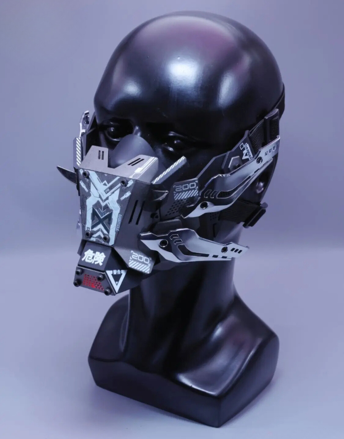 Cyberpunk Menpo Maske