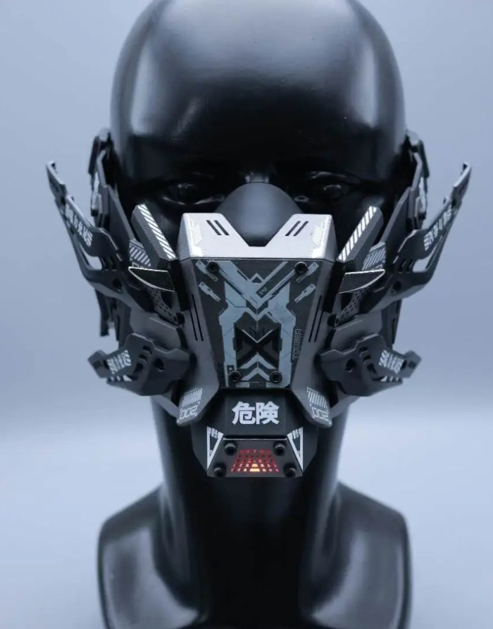 Cyberpunk Menpo Maske