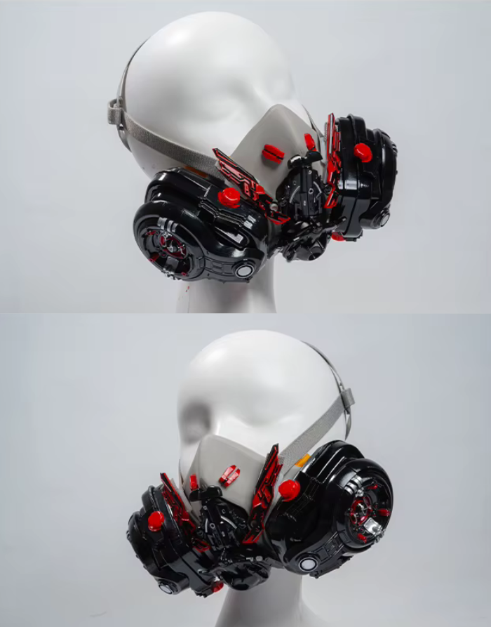 Cyberpunk-Gothic-Maske