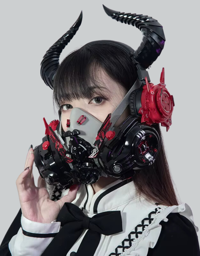 Cyberpunk-Gothic-Maske