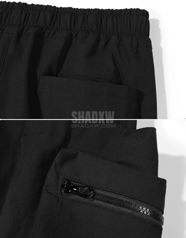 Black baggy joggers