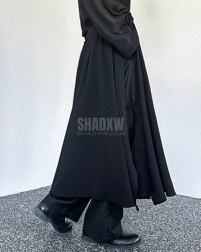 Black Japanese Hakama Pants