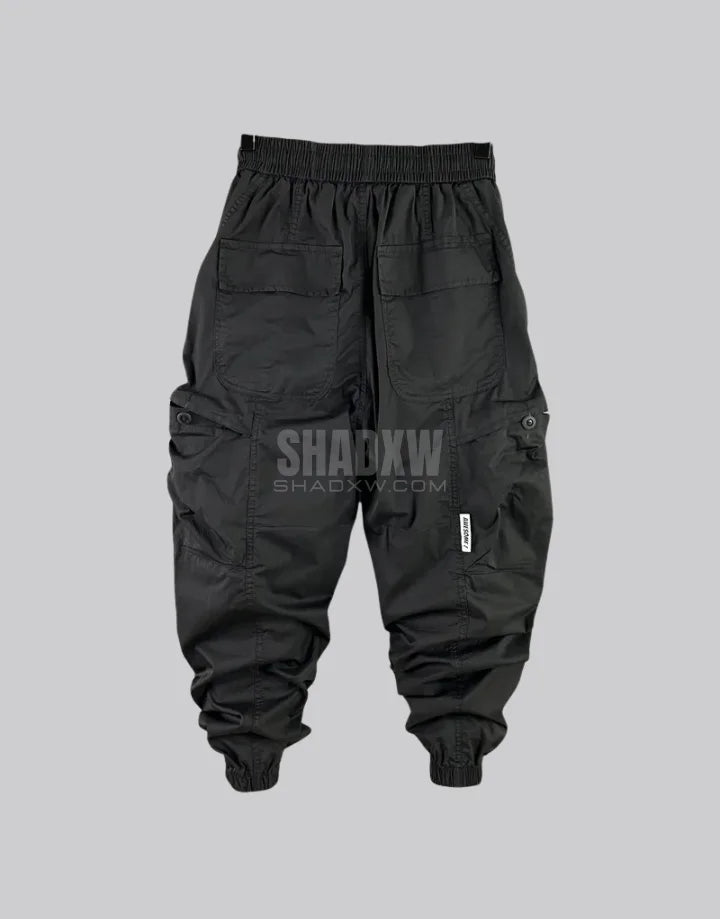 Black Parachute Cargo Pants