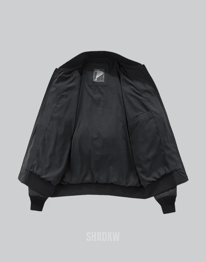 Bomber Jacket with Straps