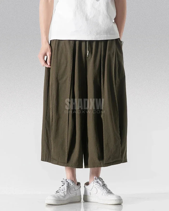 Calf Length Hakama Pants