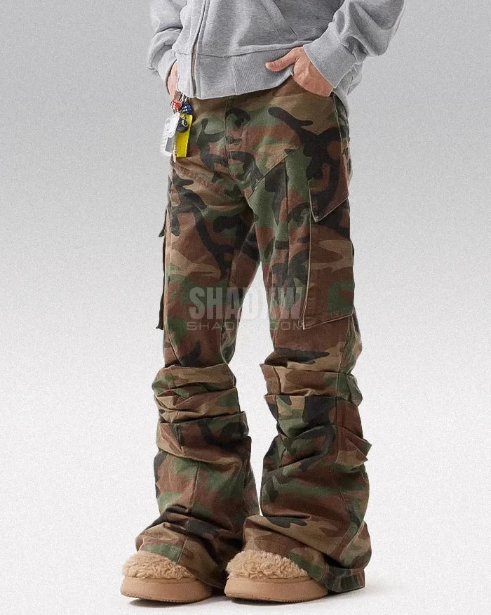 Camo Cargo Pants Y2K