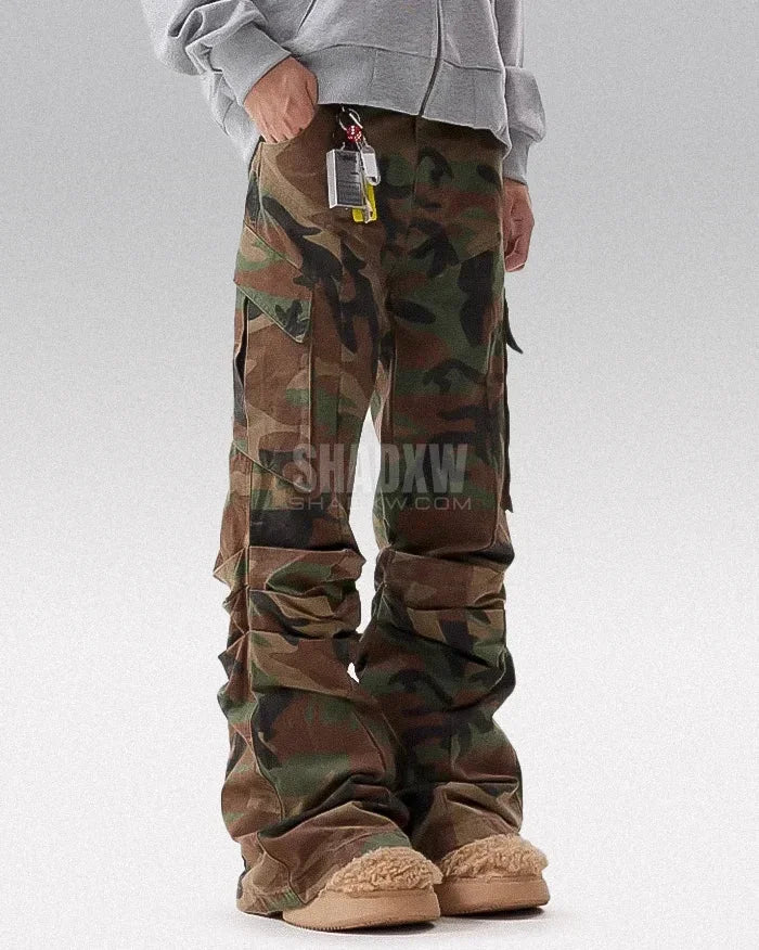 Camo Cargo Pants Y2K