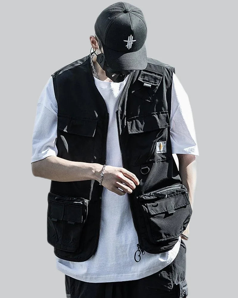 Cargo Vest Black