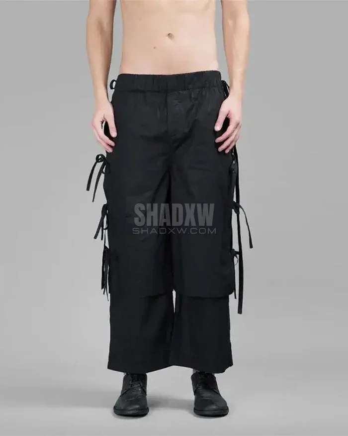 Cuffed Hakama Pants