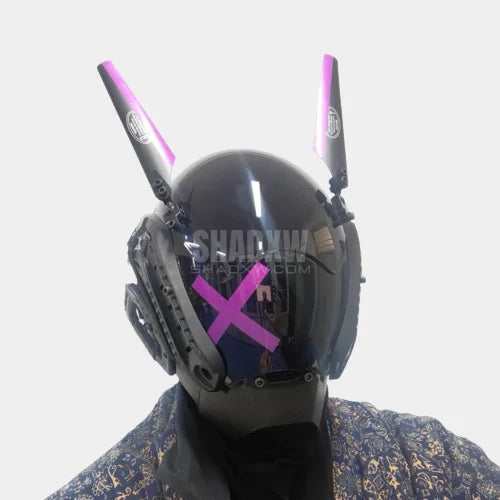 Cyberpunk Helmet Cross