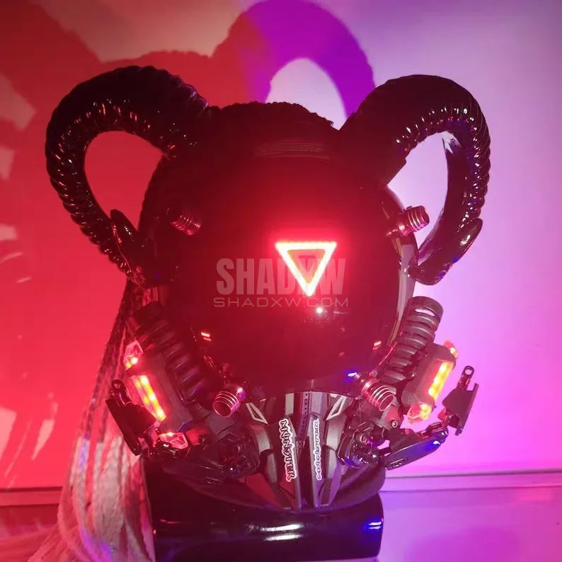 Cyberpunk Helmet Horn