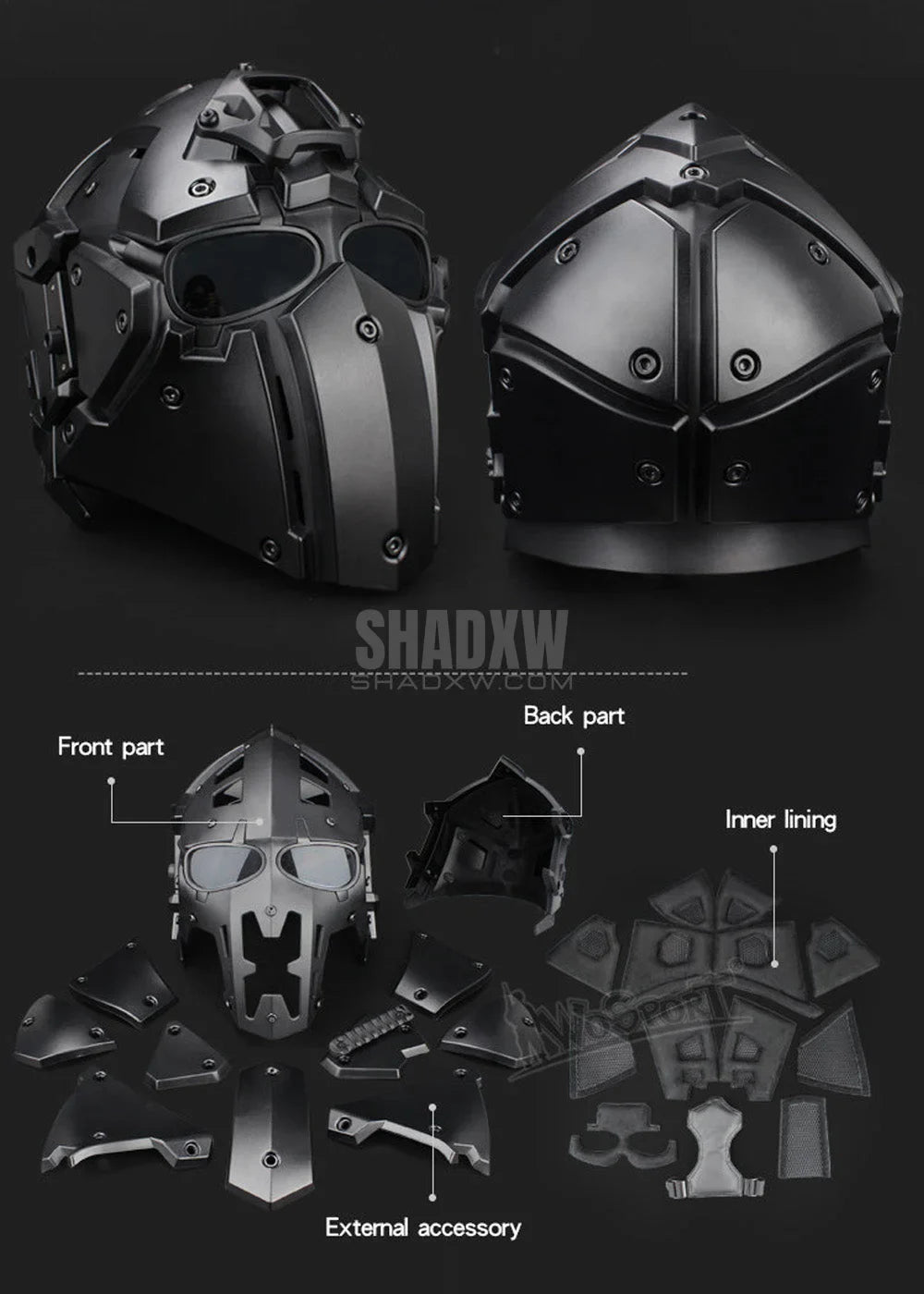 Cyberpunk Full Face Helmet