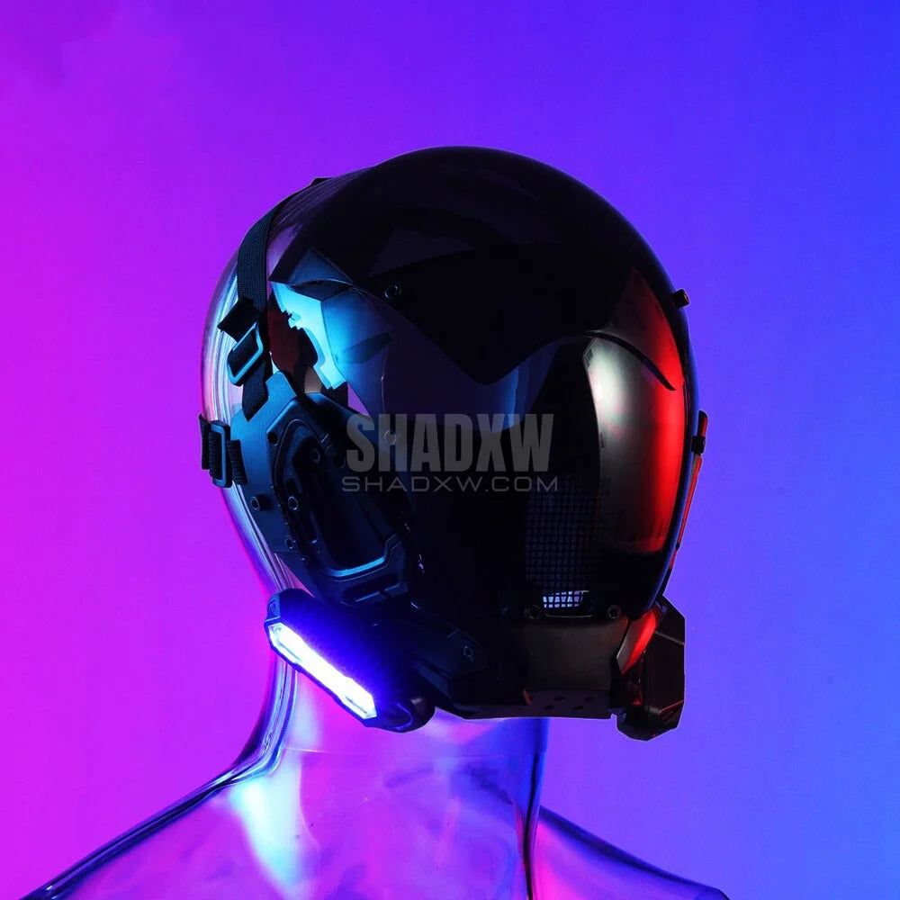 Cyberpunk Glass Helmet