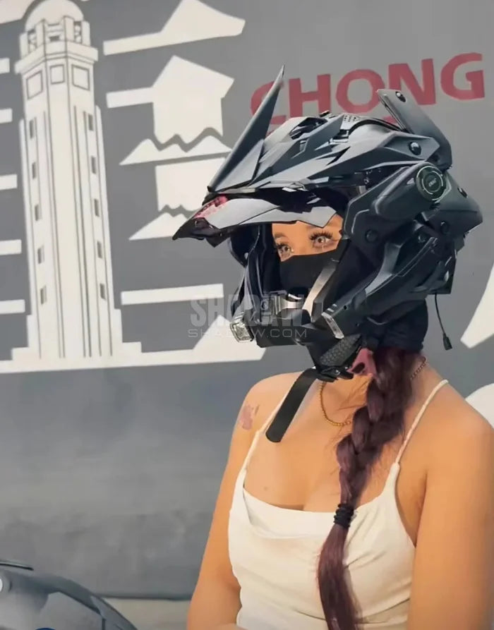 Cyberpunk Motorcycle Helmet