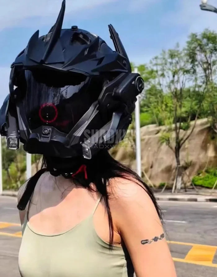 Cyberpunk Motorcycle Helmet