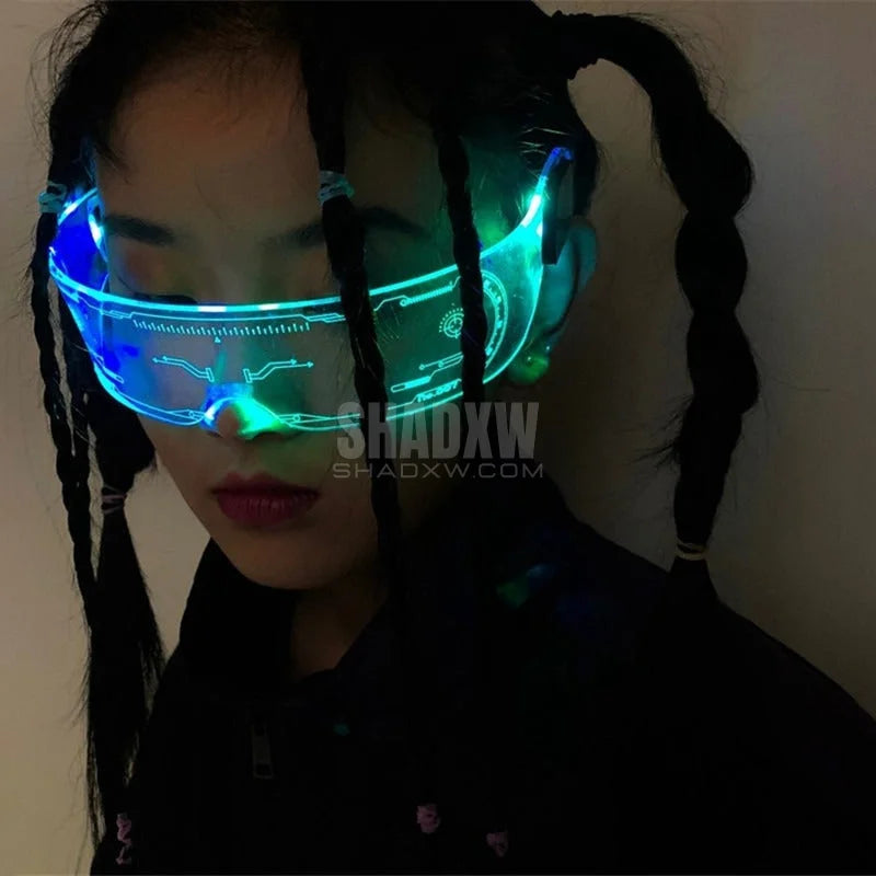 RGB Cyberpunk Glasses