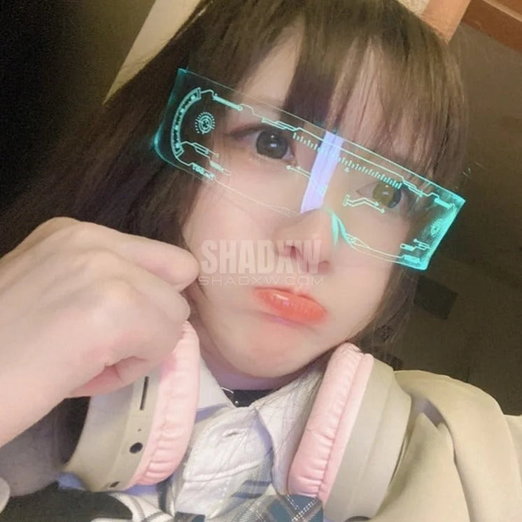 RGB Cyberpunk Glasses