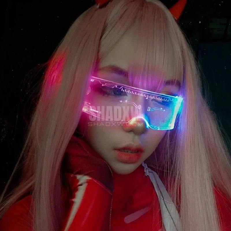 RGB Cyberpunk Glasses