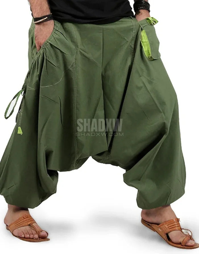 Dark Green Hakama Pants