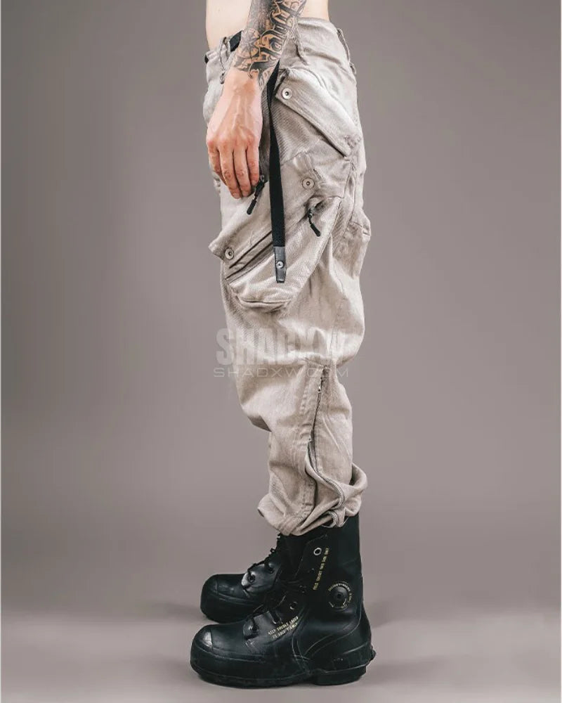 Distressed Cargo Pants