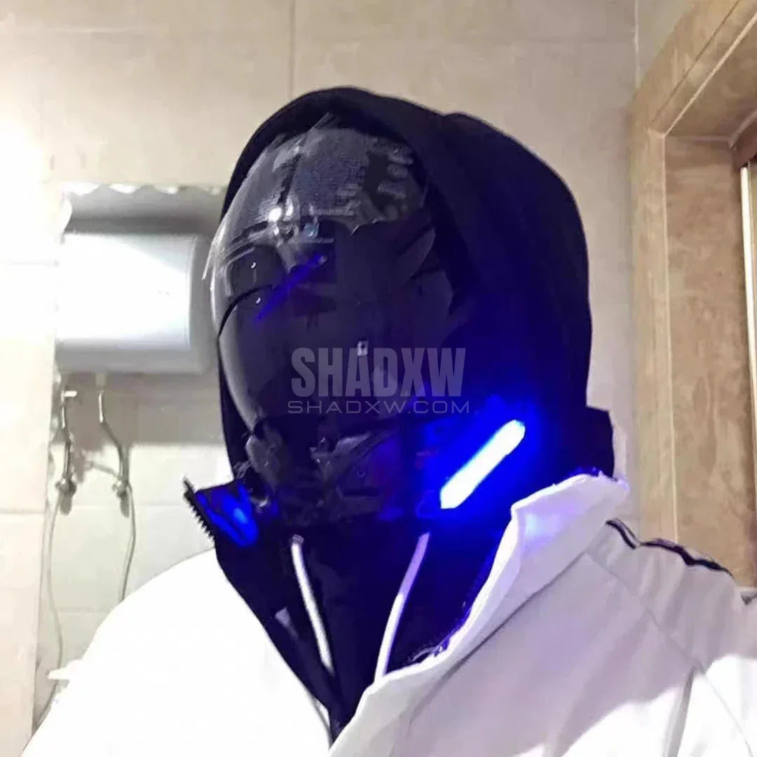 Dystopian Helmet LED