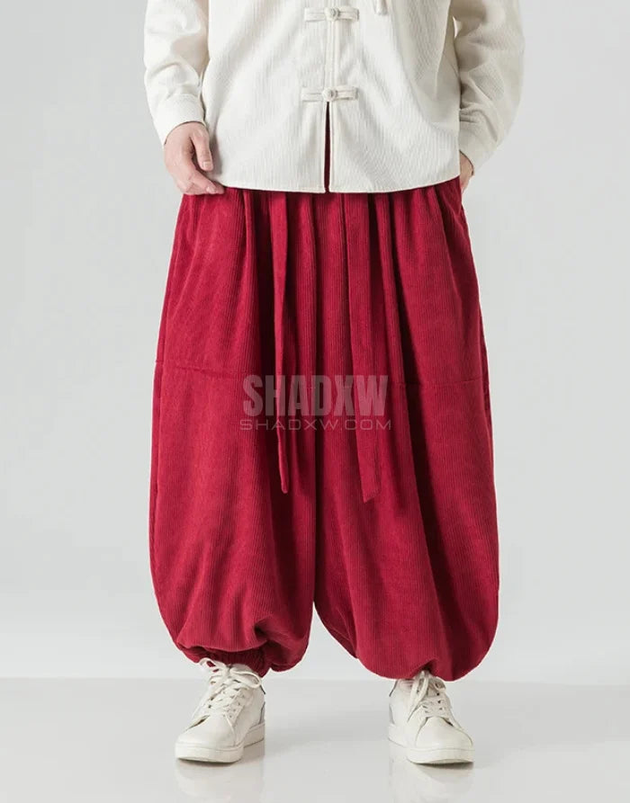 Hakama Pants with Ribbons