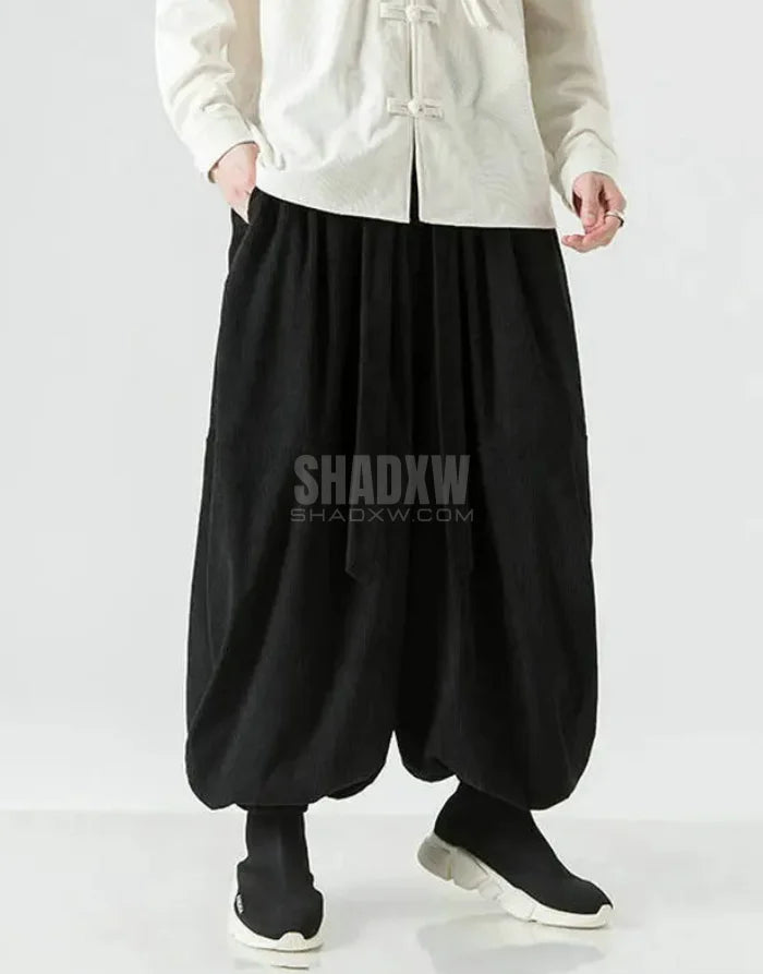 Hakama Pants with Ribbons