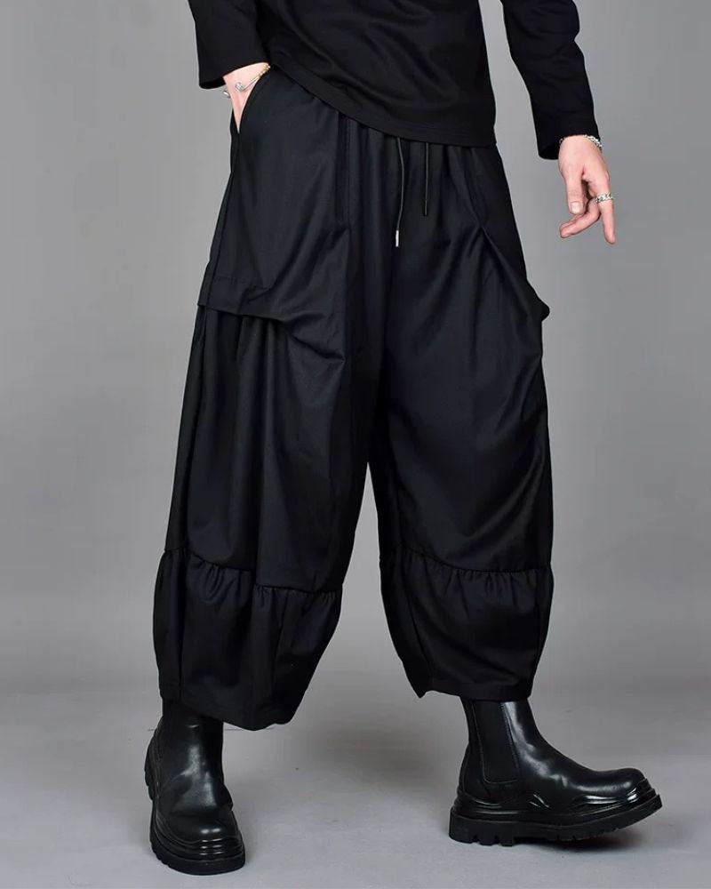 Japanese Wide Leg Pants Mens