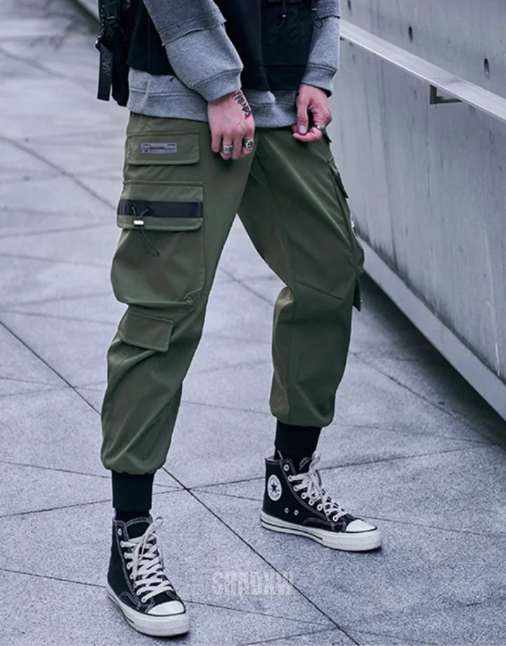 Khaki Cargo Pants Streetwear