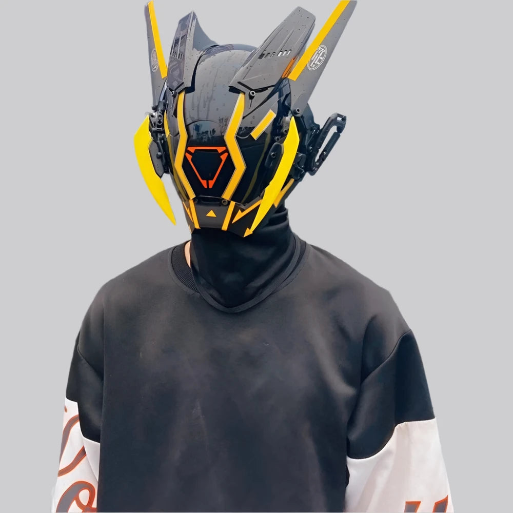 Mecha Cyberpunk Helmet