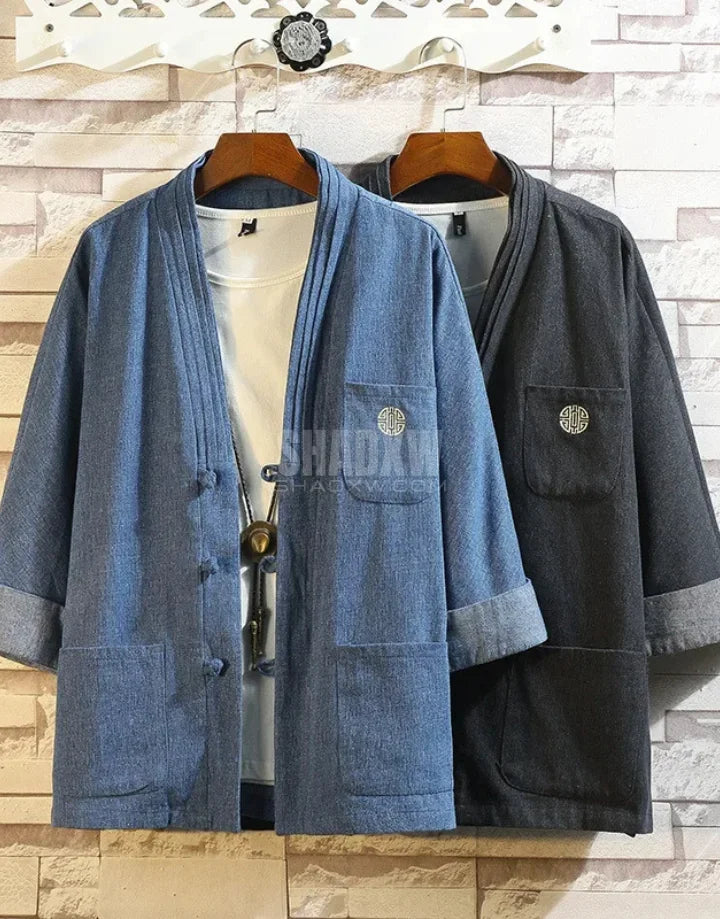 Men’s Denim Kimono