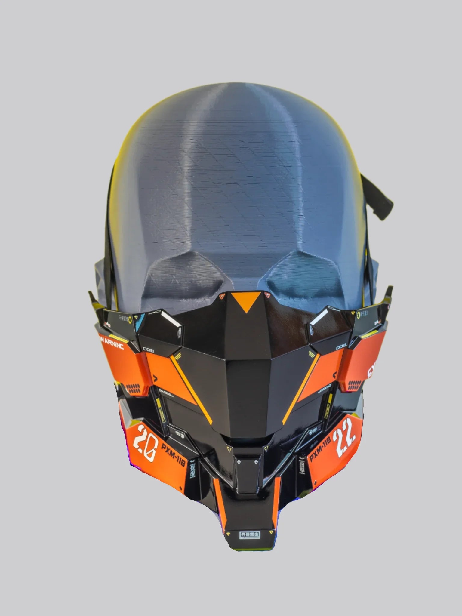 Orange Cyberpunk Mask