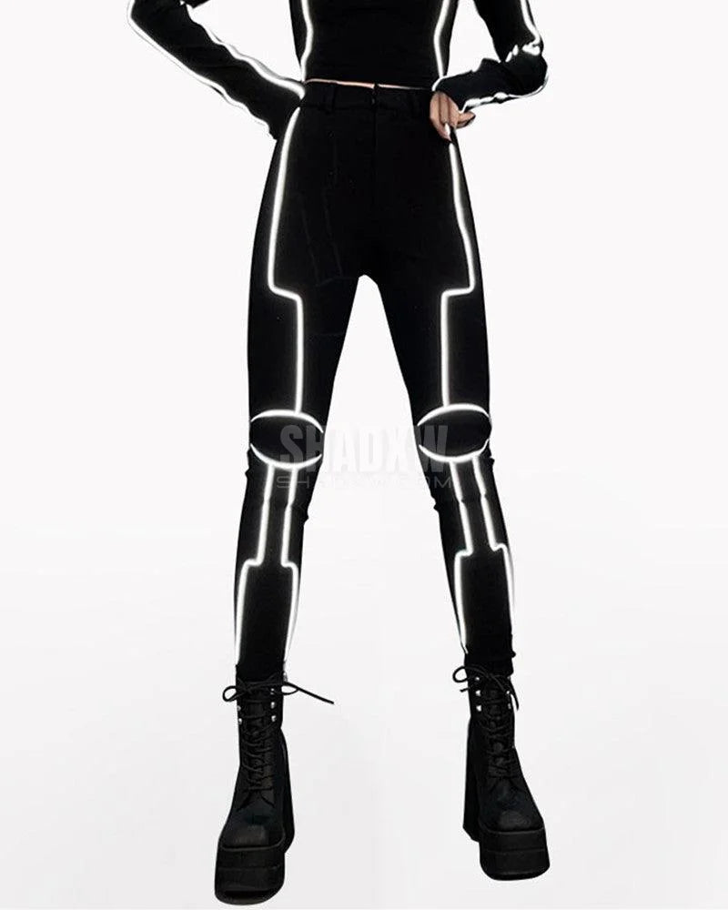 Hungry Games Reflective Tracksuit（Sold Separately） - Techwear Outfits