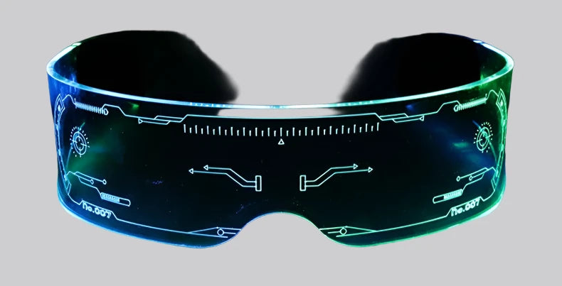 RGB Cyberpunk Glasses