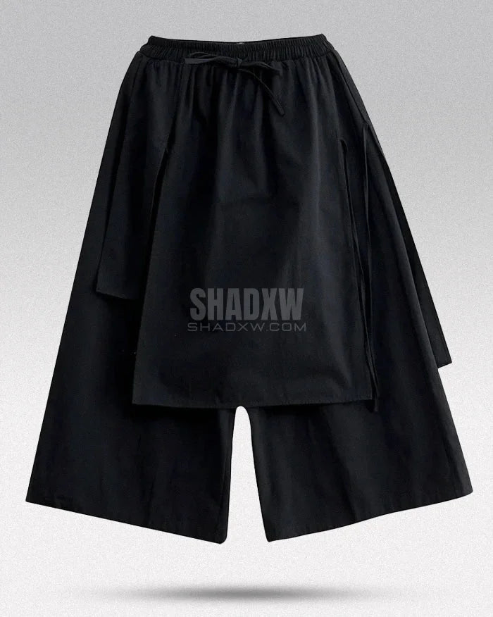 Women Double Layered Hakama Pants