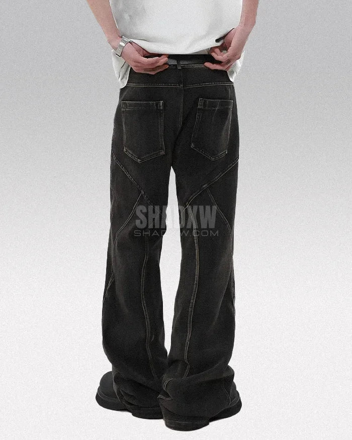 Y2K Black Wide Leg Jeans