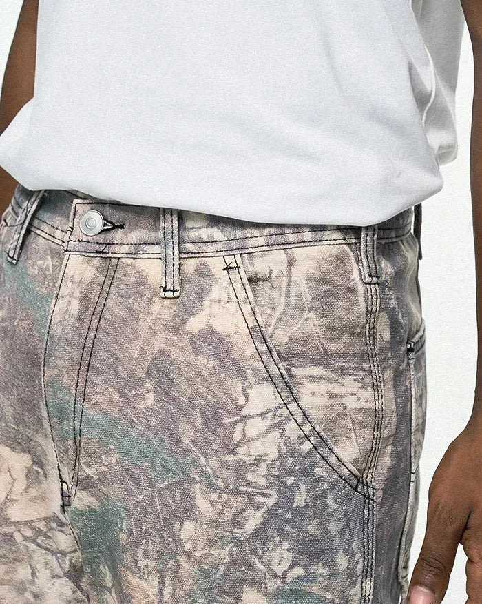 Y2K Camo Print Jeans