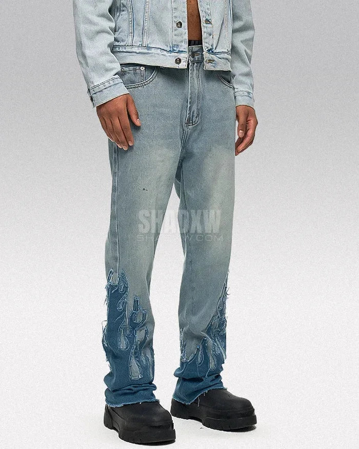 Y2K Jeans Flame