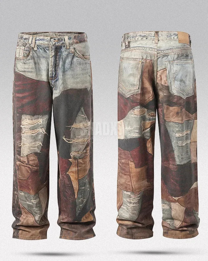 Y2K Printed Jeans