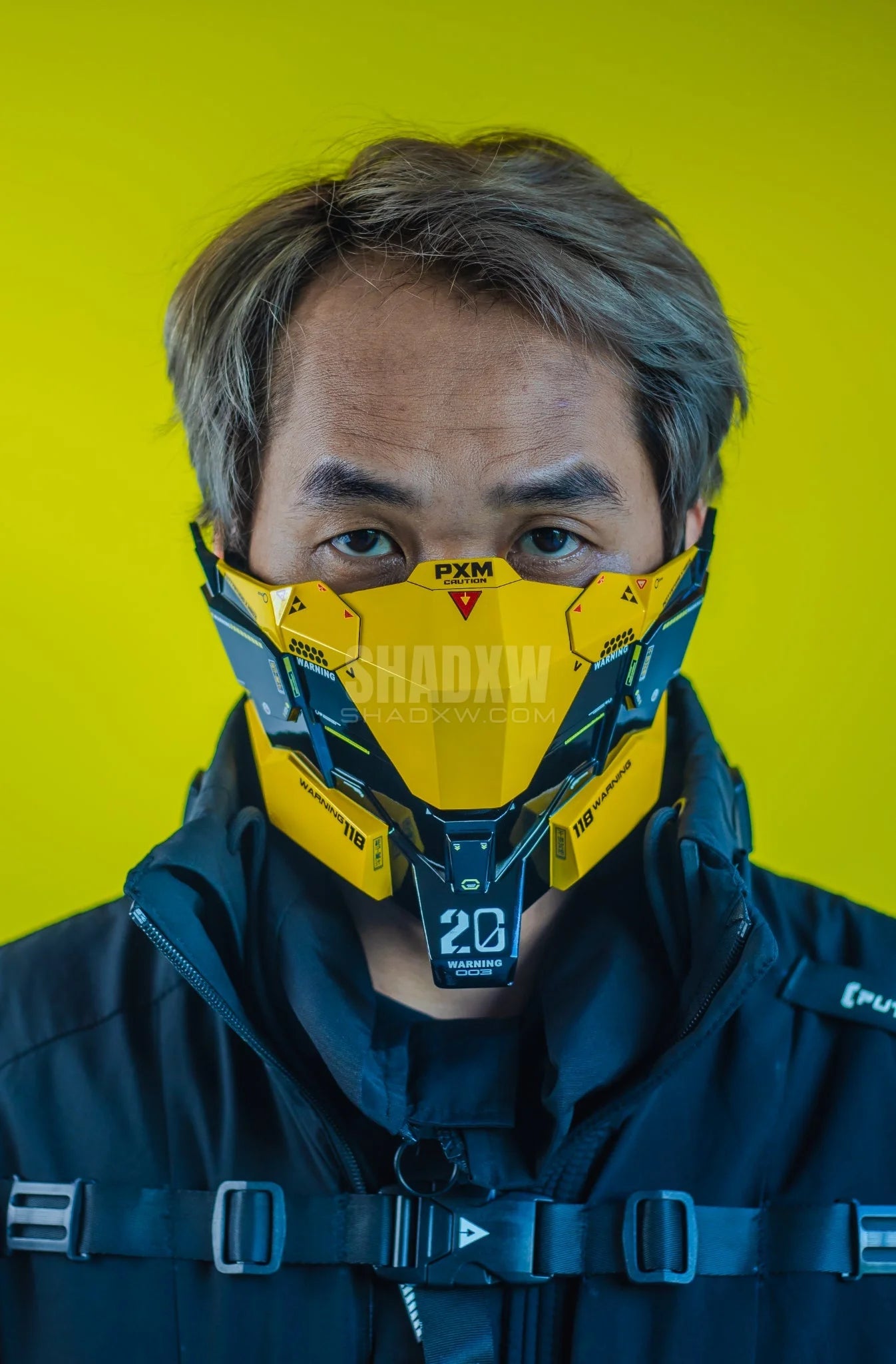 Yellow Cyberpunk Mask