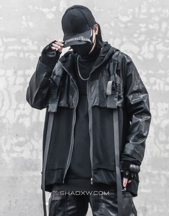 Techwear Leather Jacket